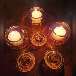 Paddywax candle jars with lids (sold as a set)